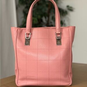 Chanel Pink Caviar Leather Women's top handle tote Bag